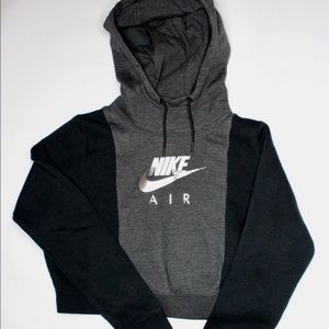 Nike Sportswear Reflective Crop Hoodie Size L